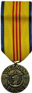 Merchant Marine Vietnam Service Miniature Military Medal